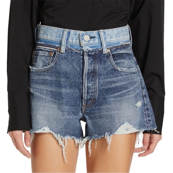 New! Moussy Lewiston Shorts in Blue - Picture 1 of 11